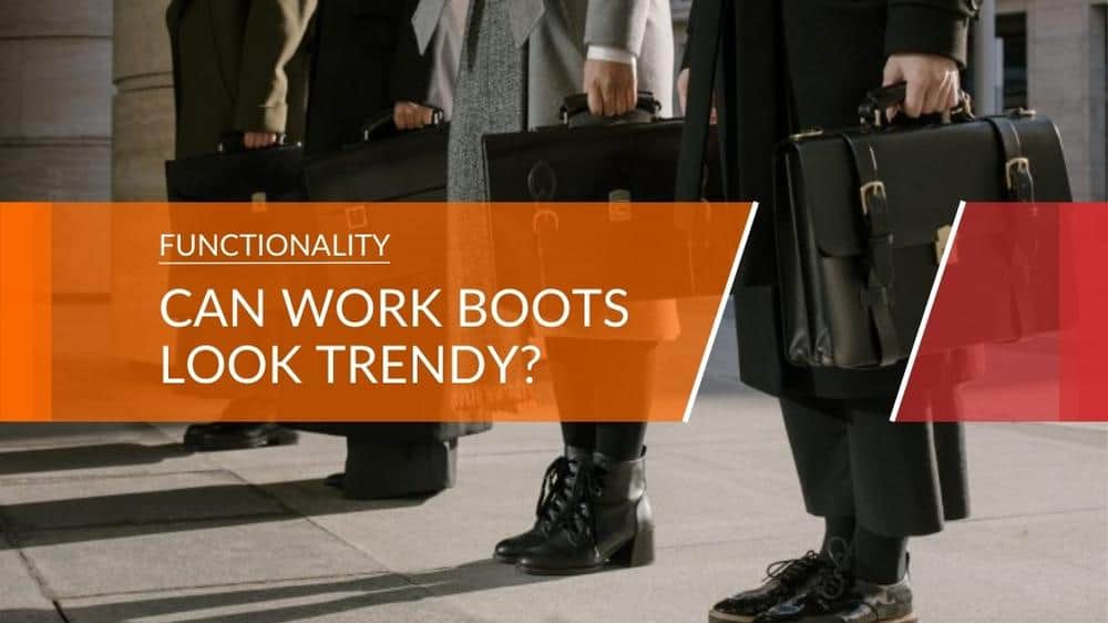 Trendy work clearance boots